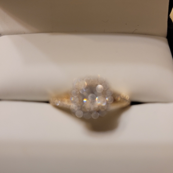 Engagement ring 10k yellow gold 0.50 ct Michael Hl - Picture 3 of 6